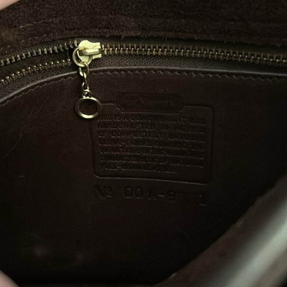 Vintage Coach Rambler brown Leather Legacy Shoulder Crossbody Bag 9061 - Picture 3 of 7